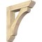 Ekena Millwork Legacy Slat Rough Sawn Bracket w/ Offset Brace, Douglas Fir, 8"W x 36"D x 40"H BKT0806X36X40LEC06RDF - alternate 1